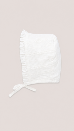 angel baby bonnet