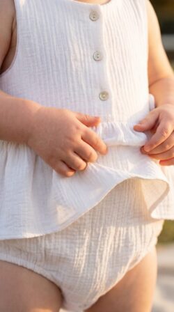 Angelina girls romper