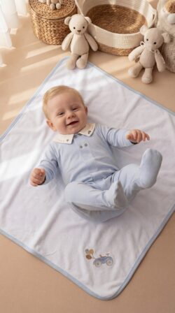 ⁦Blue car blanket⁩ – תמונה ⁦3⁩