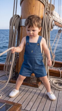 Boys Denim romper - summer
