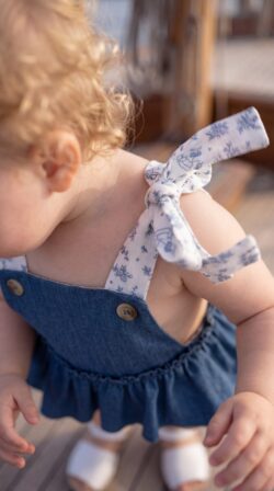 Capsule Denim romper detail