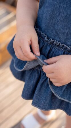 Capsule Denim romper detail