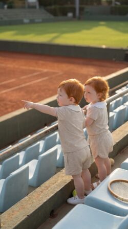 cotton melnage boys set