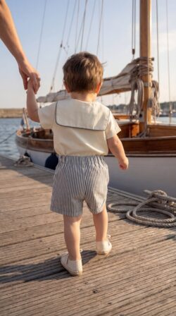 SAILOR BABY BOY SET back
