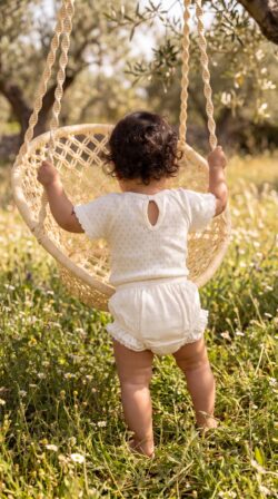 ⁦Pointelle ivory set⁩ – תמונה ⁦3⁩