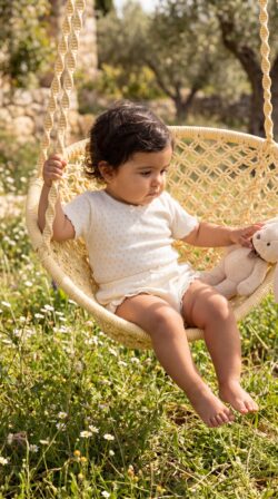 ⁦Pointelle ivory set⁩ – תמונה ⁦6⁩