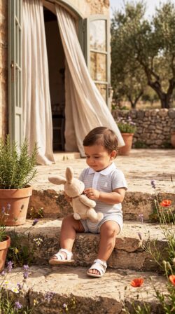 CAMEL STRIPES - ROMPER