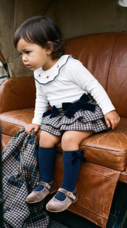 ⁦BLUE PEPITA BLOOMERS⁩ – תמונה ⁦2⁩
