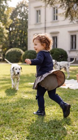 ⁦BLUE PEPITA BABY DRESS⁩ – תמונה ⁦8⁩