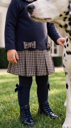 ⁦BLUE PEPITA BABY DRESS⁩ – תמונה ⁦6⁩