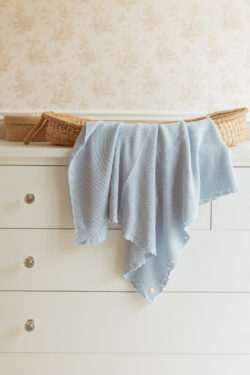 ⁦Lee Blanket - Blue⁩ – תמונה ⁦2⁩