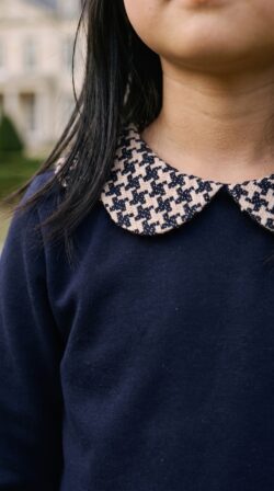 ⁦BLUE PEPITA DRESS⁩ – תמונה ⁦4⁩