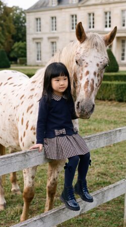 ⁦BLUE PEPITA DRESS⁩ – תמונה ⁦6⁩