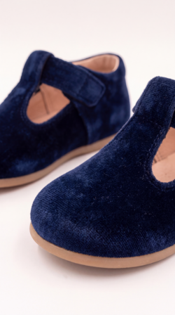 ⁦NAVY VELVET SHOES⁩ – תמונה ⁦2⁩