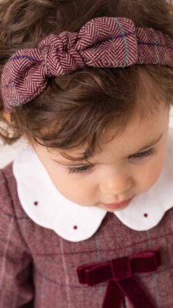 ⁦BURGUNDY MUSE HEADBAND⁩ – תמונה ⁦2⁩