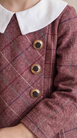 ⁦BURGUNDY MUSE DRESS⁩ – תמונה ⁦2⁩