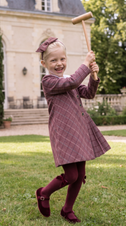 ⁦BURGUNDY MUSE DRESS⁩ – תמונה ⁦4⁩