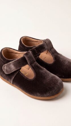 MOCHA VELVET SHOES