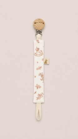 capsule pale pink dummy clip