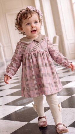 PINK CHATEAU BABY DRESS