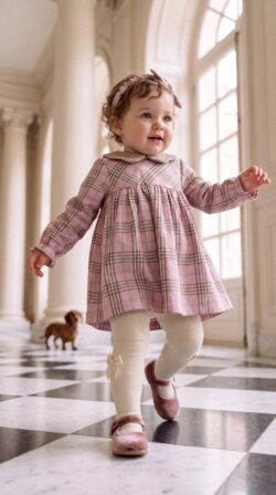 ⁦PINK CHATEAU BABY DRESS⁩ – תמונה ⁦4⁩