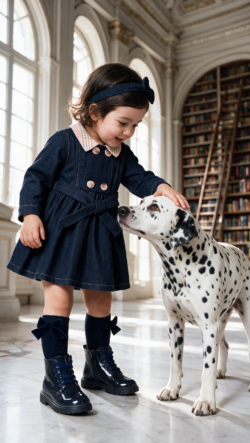 DENIM ICON BABY DRESS