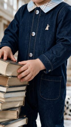 ⁦DENIM ICON ROMPER⁩ – תמונה ⁦4⁩