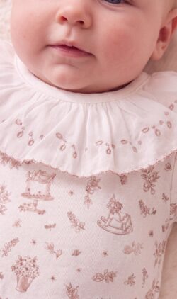 ⁦capsule pale pink babygrow⁩ – תמונה ⁦2⁩