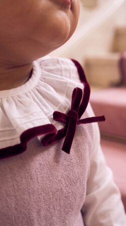 ⁦VELVET BODYSUIT - BURGUNDY⁩ – תמונה ⁦3⁩