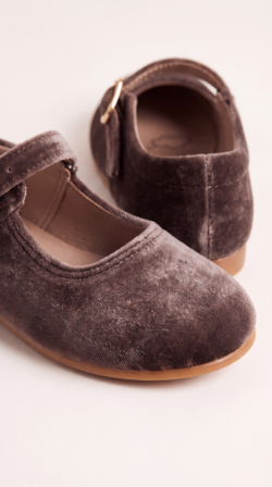 ⁦MOCHA VELVET BALLERINAS⁩ – תמונה ⁦4⁩