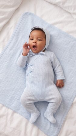 FANTASY BABYGROW - SKY BLUE